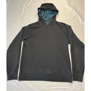 Lululemon Pullover Hoodie Shirt Lightweight Training Athletic Gray Mens Large